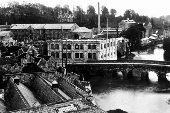 Old image of Bradford on Avon